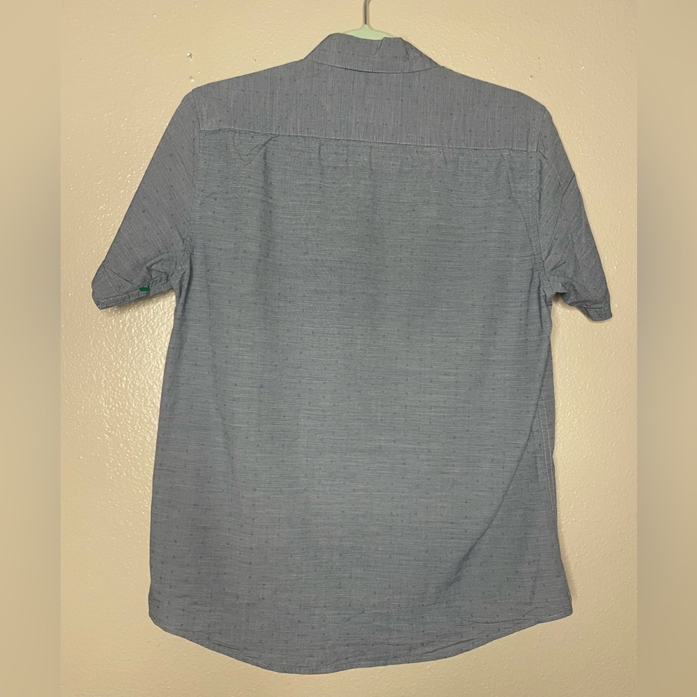 RVCA Men's Blue Button Down Slim Fit Shirt size Small - Picture 3 of 10